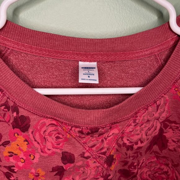 Old Navy Floral Maternity and Nursing Sweater size Large - Picture 4 of 4